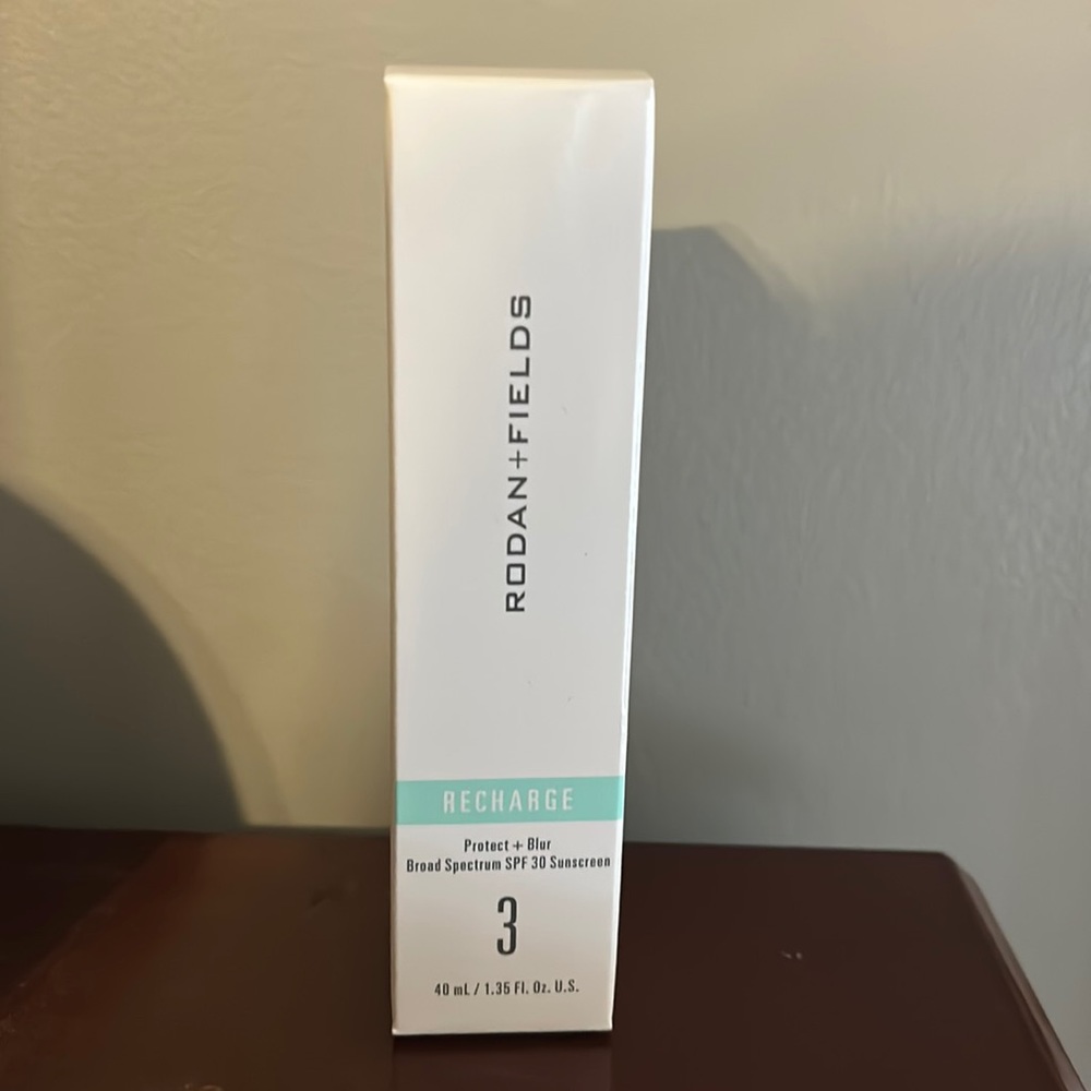 Rodan and Fields recharge protect and blur